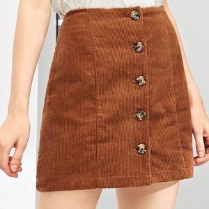 Corduroy skirt